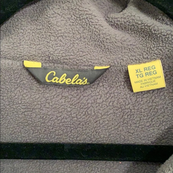 Cabela’s black fleece lined jacket - Picture 2 of 6